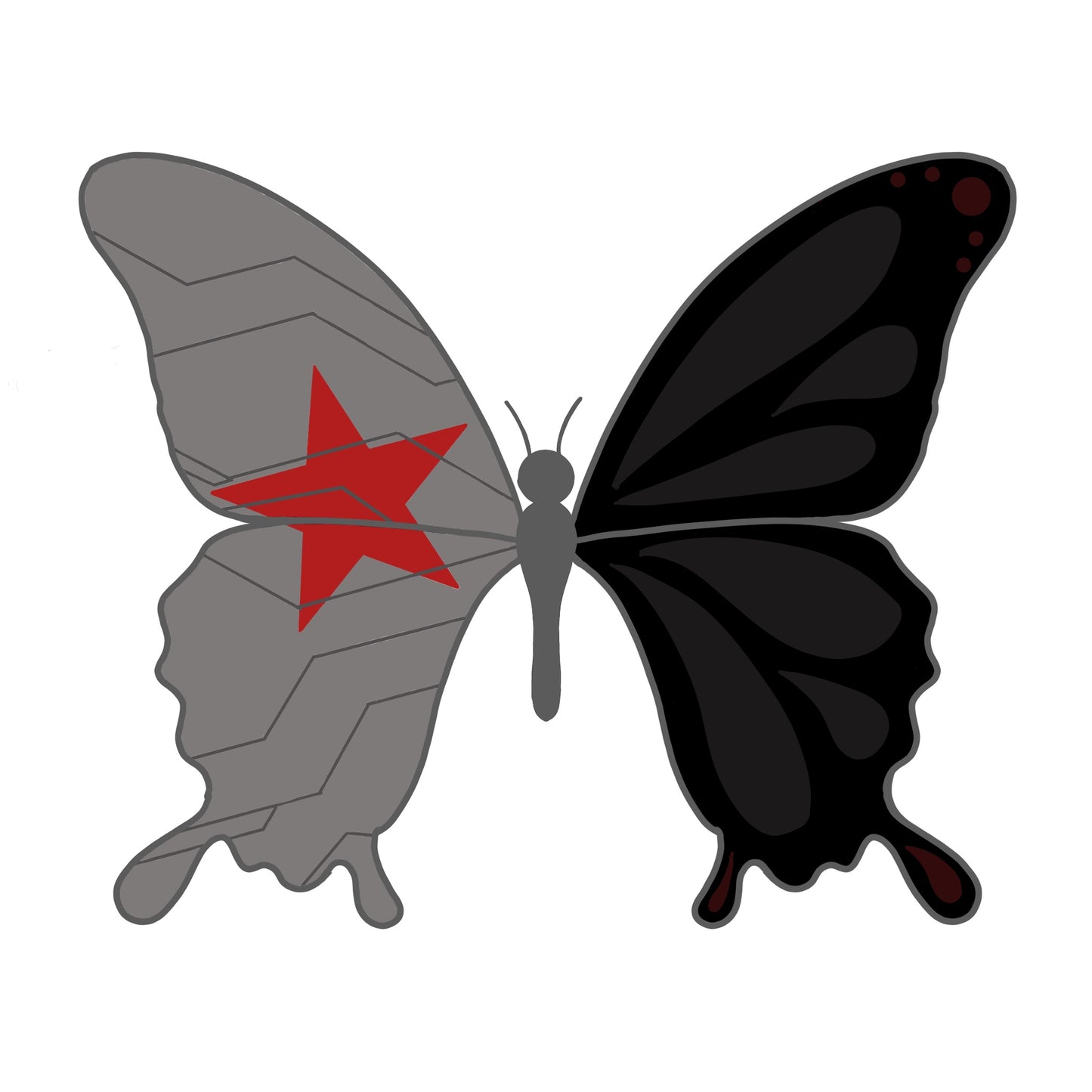 WS Butterfly Sticker