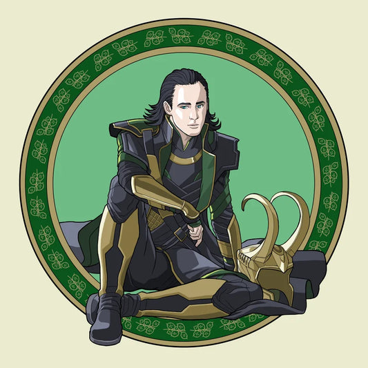 Loki Dinner Plate Sticker